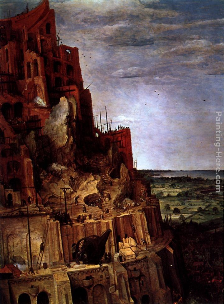 Pieter the Elder Bruegel The Tower of Babel [detail]